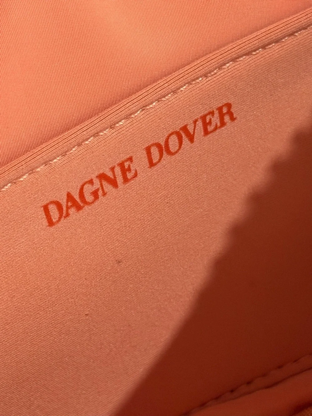 Dagne Dover ACE NEOPRENE FANNY PACK Orange EUC Adjustable Strap Waist Belt
